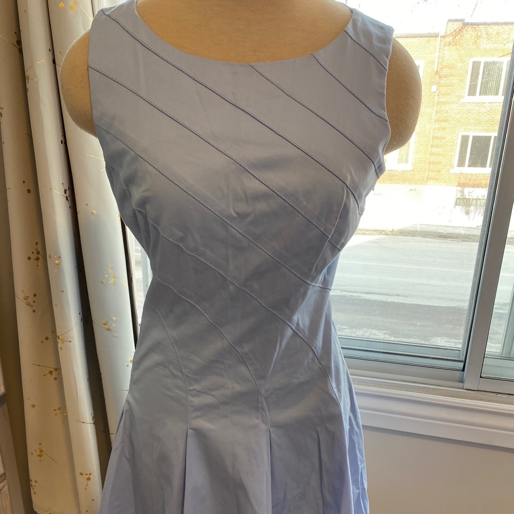 Vintage Calvin Klein Baby Blue Dress